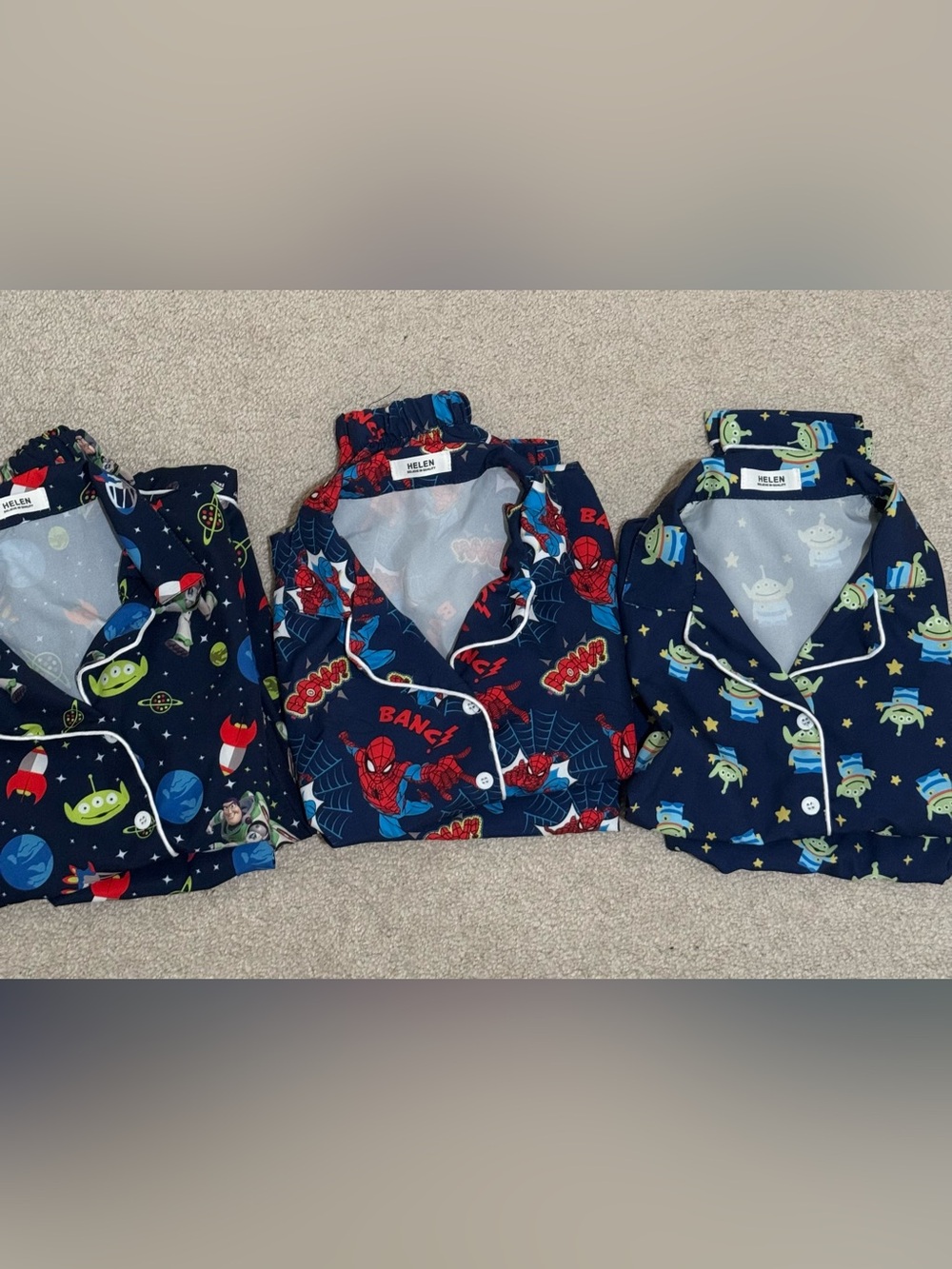 Toddler Boys Pajama Set (Bundle of 3)